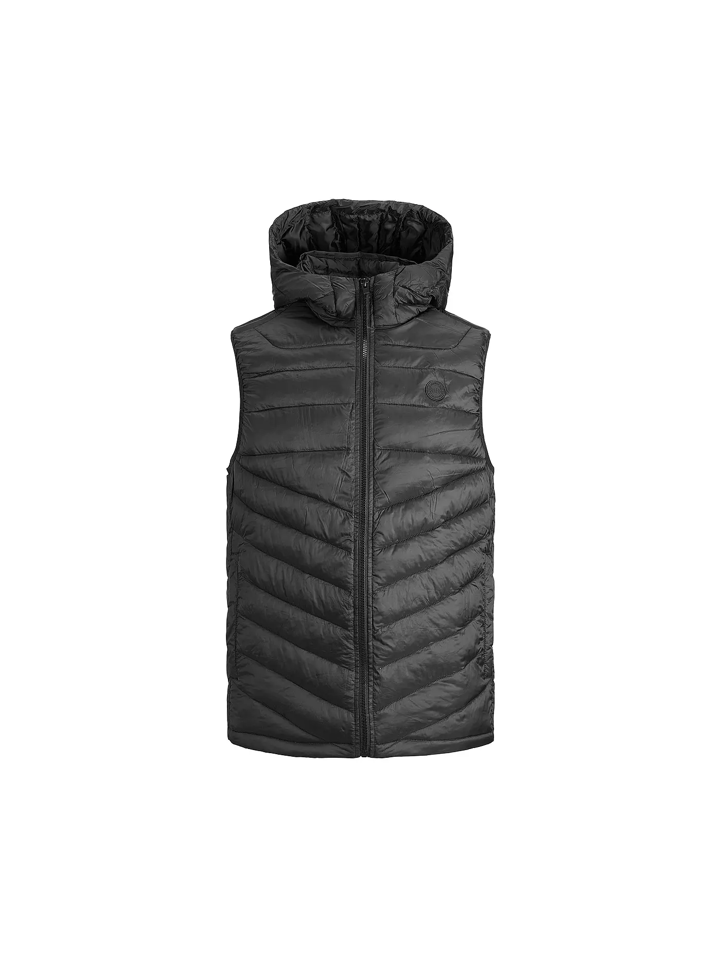 JACK & JONES | Steppgilet JJEHERO | schwarz